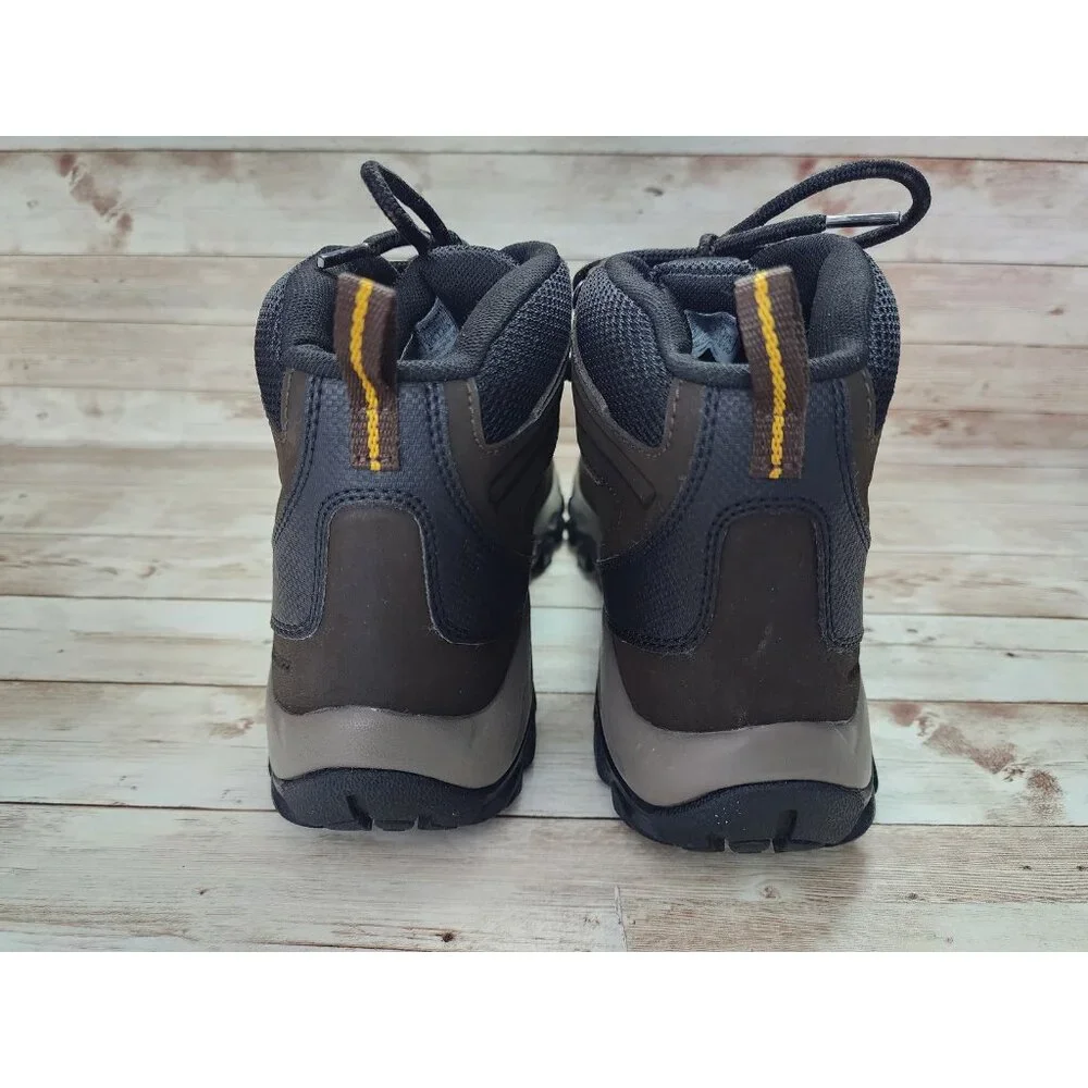 Columbia Newton Ridge 2 Boot Mens 9.5 Mid Brown Leather Hike Waterproof BM3970 - Picture 6 of 9